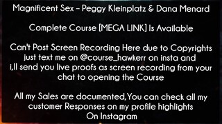 Magnificent Sex Course Peggy Kleinplatz & Dana Menard download