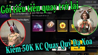 [FREE FIRE] - Cách Kiếm 50K KC Quay Quỷ Dạ Xoa - Gói TIỂU TIÊN NỮ Quay Trở Lại - THI BLUE