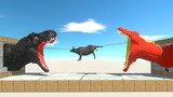 Two Carnivores Crazy Food Fight - Animal Revolt Battle Simulator