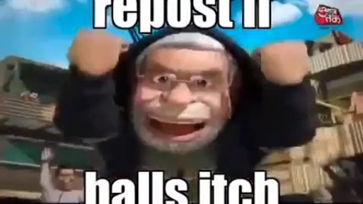 repost if balls itch
