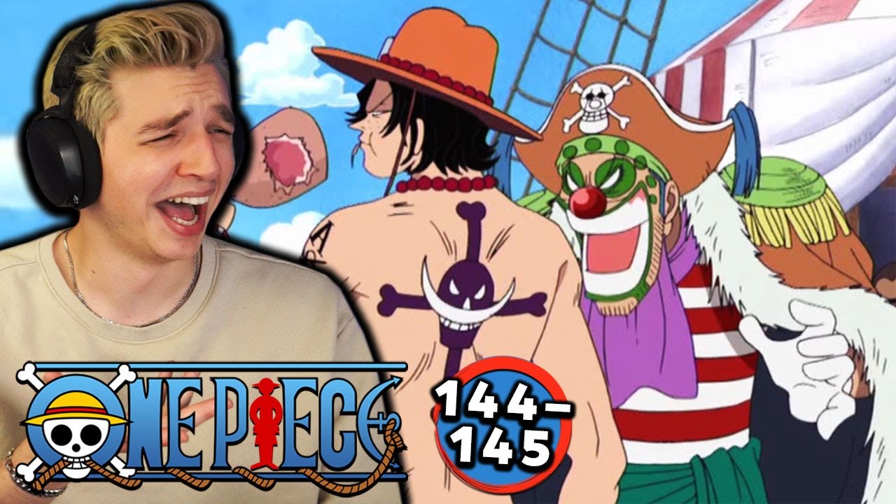 Ace Meets Buggy One Piece Reaction Episode 144 145 Bilibili