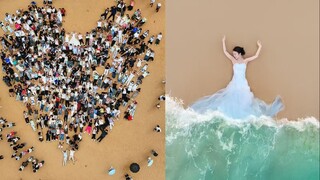 คลื่นคือกระโปรงของเธอ ท้องฟ้าคือเลนส์ของเธอ ทุกคนล้วนสวยงาม