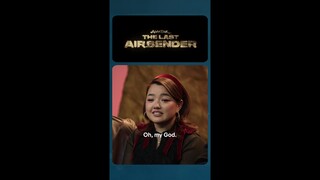 cast reacts to #AvatarTheLastAirbender trailer #Netflix #Shorts