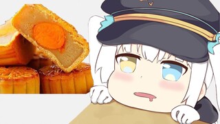[B Limited Cooked Meat] Mea was shocked to learn that there were mooncakes with salted egg yolk fill