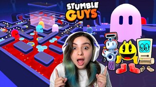 NOVOS MAPAS PACMAN e NOVAS SKINS com NOVO EMOTE ESPECIAL na NOVA UPDATE 0.63 BETA no STUMBLE GUYS!