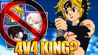 ASSAULT MELIODAS STILL FEARED IN 4v4?! THE DEMON OF WHALE PVP! | Seven Deadly Sins: Grand Cross