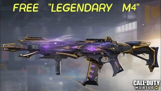 Free "legendary M4 royal black soul" (Chinese CODM)