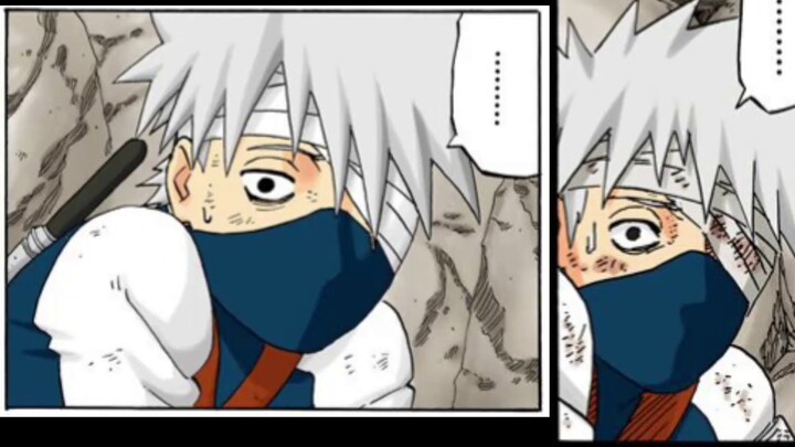 The same picture drawn by Kishimoto at different times, the "fourth" issue!