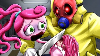 What did Gas Mask do to make Mommy Long Legs ANGRY - Poppy Playtime Chapter 3 Animation