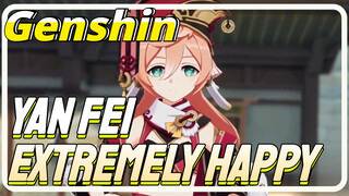 Yan Fei extremely happy