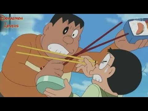 Doraemon terbaru - Perlawanan Sumpit Giant Vs Nobita