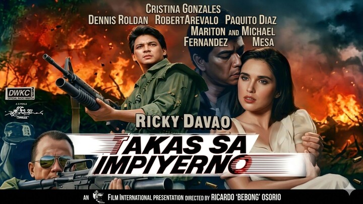 RICKY DAVAO | TAKAS SA IMPIYERNO (1991) FULL MOVIE