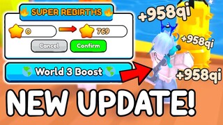 NEW SUPER REBIRTHS Update In Arm Wrestle Simulator IS HERE! (ROBLOX)
