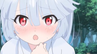 Gadis berambut putih super imut di anime