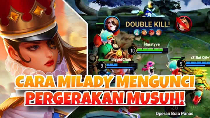 CARA MILADY MENGUNCI PERGERAKAN MUSUH! - Honor Of Kings Moments