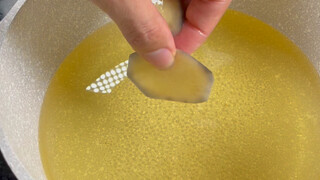 Kentang berbuih asli