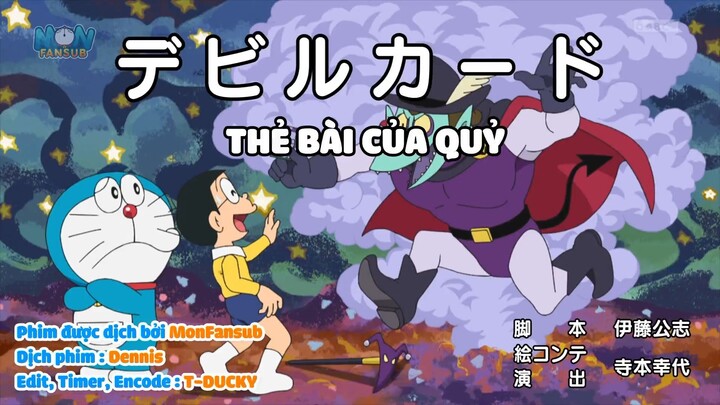 Doraemon 706 Vietsub:Thẻ bài của quỷ , Mũ họa sĩ thiên tài ghi nhớ