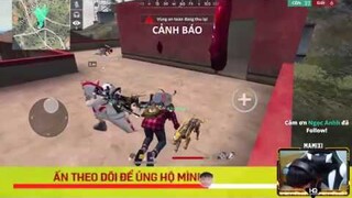 [FREEFIRE] Ma Quét Sạch Bản Đồ 15 KILL Game Là Dễ