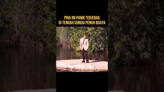 PRIA INI TERJEBAK DI TENGAH DANAU PENUH BUAYA #alurceritaflim #film