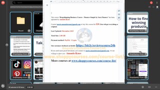 [$30] Dropshipping Business Course -  Finance Simple by Sara Finance
