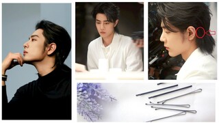 When they saw the black clip in Xiao Zhan's hair, all the fans fell in love. He is really handsome