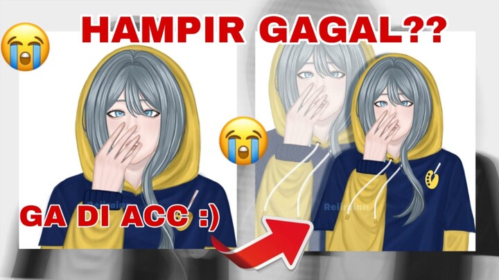 HAMPIR NGULANG 😭😭 || SPEEDPAINT ART PROJECT, NYOBA NYOBA SEMI REALISM