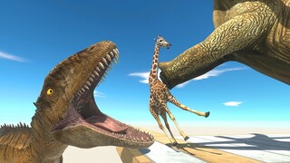 Who Can Avoid Giant Kick - Animal Revolt Battle Simulator