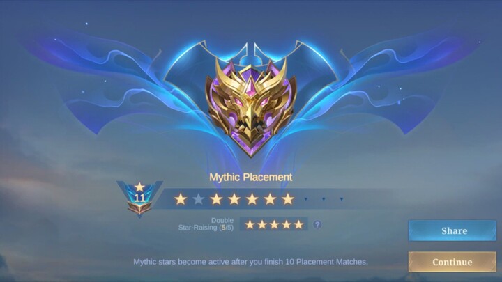 mythic placing game.