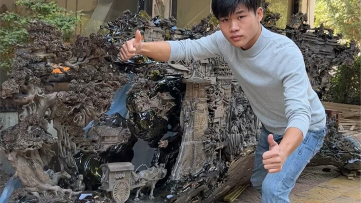 Gambarnya “Qingming Shanghe Tu” yang aku ukir selama tiga tahun, mau dukung nggak?