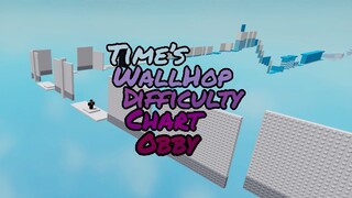 Time's Wallhop Difficulty Chart Obby (Stages 1-107) (ROBLOX Obby)