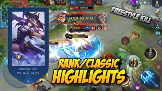 FREESTYLE KILL ON RANK/CLASSIC | TRYING TO BE THE BEST FANNY PLAYER IN THE WORLD | MLBB | FANNYWISE