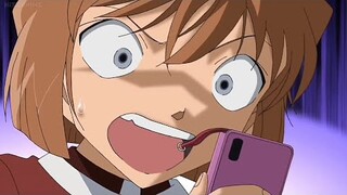 Haibara's Reaction to Ran Kissing Shinichi