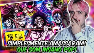 (FOD@ DEMAIS!) REAGINDO ao Rap dos Luas Superiores // O Luar Superior (Demon Slayer) // TK RAPS