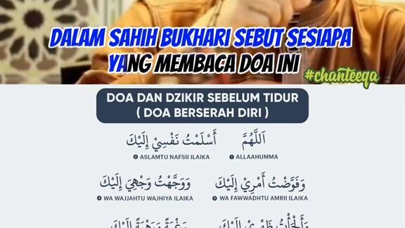 doa sebelum tido