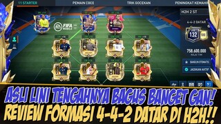 BAGUS NIH!! REVIEW FORMASI 4-4-2 DATAR DI H2H | FIFA MOBILE 23 | FIFA MOBILE INDONESIA | TOTY 23