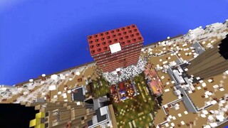 10,000 TNT exploded at the same time, super shocking scene