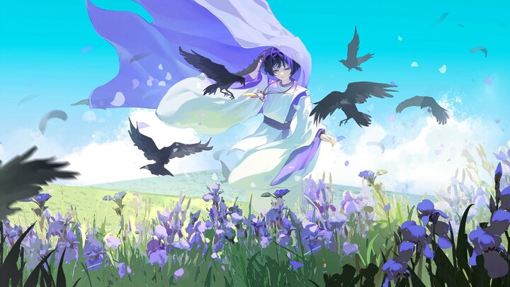【wallpaper dinamis live2D】The Strange One "Dia terbang dengan ringan, seperti bulu burung"