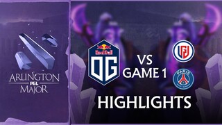 Game 1 Highlights: PSG.LGD vs OG | BO2 | Arlington Major