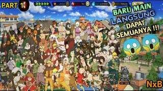 BARU AWAL MAIN LANGSUNG DAPAT SEMUA KARAKTERNYA!! 😱😱 | Naruto X Boruto Ninja Voltage