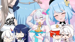 [Teater Kecil Honkai Impact 3] Kekacauan! Tiga Kiana? Dua Gracie? "Kapten Melintasi Kisah Utama Honk