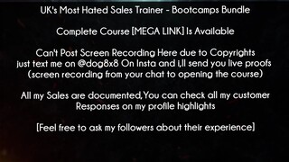 UKs Most Hated Sales Trainer Course Bootcamps Bundle download