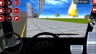 Real Fire Truck Driving Simulator - Giữ cho anh ta thành phố an toàn # 2 - Gameplay trên Android