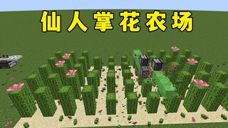 我的世界：用6年才打赢复活赛，仙人掌花农场，必须安排