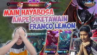 GAME KERAS GUE PAKAI HAYABUSA SI LEMON MALAH HAHA HIHI PAKAI FRANCO WKWKW