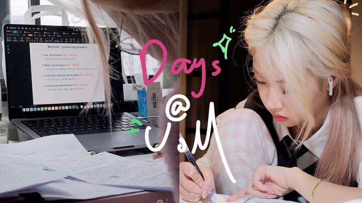 Manchester Uni Final Vlog ♡ My Last Exam Week as a Materials Science Student