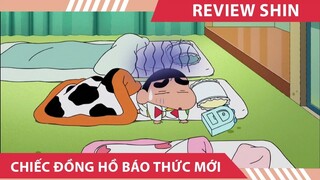 Review shin cậu bé bút chì , CHIẾC ĐỒNG HỒ BÁO THỨC MỚI , tóm tắt shin cậu bé bút chì