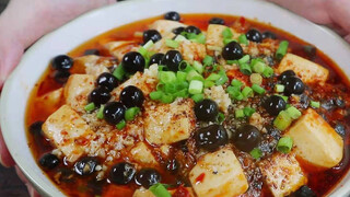 [Makanan]Membuat Tahu Ma Po dan boba