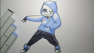 How To Draw Dance Sans Very Easy Cách vẽ Sans Vũ công