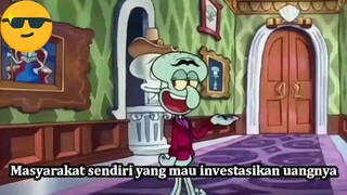 meme spongebob : penipu investasi online