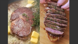 Bánh mì kẹp bít tết với nguyên liệu đầy đủ như vậy, lẽ nào lại không ngon?